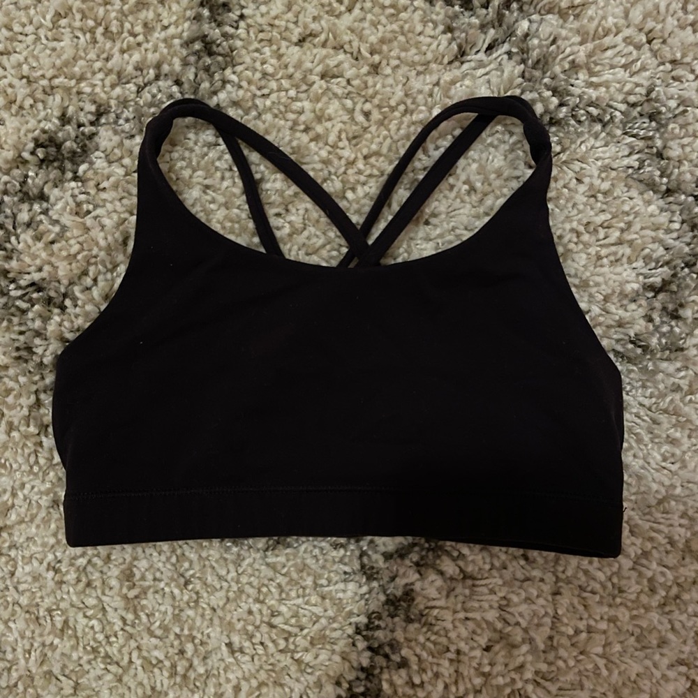 Athleta Girl Upbeat Sports Bra Black